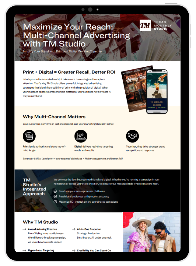 Multi-Channel Advertising with TM Studio